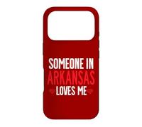 Carcasa para iPhone 17 Pro Alguien en Arkansas me ama Heart State Vintage