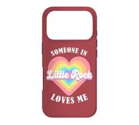 Carcasa para iPhone 17 Pro Alguien en Little Rock Me ama City Heart