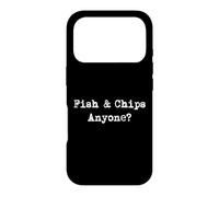 Carcasa para iPhone 17 Pro ¿Alguien Quiere Fish & Chips? Chips y Pescado Divertidos