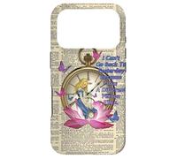 Carcasa para iPhone 17 Pro Alice in Wonderland Cuote Vintage Dictionary Page