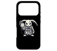 Carcasa para iPhone 17 Pro Alicia en el país de Las Maravillas - Todos Estamos Locos Sombrero Loco Conejo Blanco