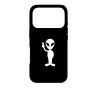 Carcasa para iPhone 17 Pro Alien Disclosre/OVNI o UAP Peace Sign Crop Circle Design