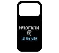 Carcasa para iPhone 17 Pro Alimentado por cafeína y Sonrisas de bebé Enfermera posparto