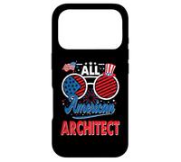 Carcasa para iPhone 17 Pro All American Architect American Flag Sunglasses 4th of July