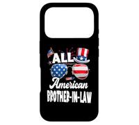 Carcasa para iPhone 17 Pro All American Brother In Law USA Flag Sunglasses 4th of July