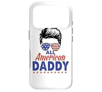 Carcasa para iPhone 17 Pro All American Daddy Sunglasses USA Flag 4th of July