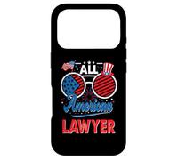 Carcasa para iPhone 17 Pro All American Lawyer American Flag Sunglasses 4th of July