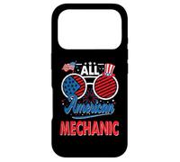 Carcasa para iPhone 17 Pro All American Mechanic American Flag Sunglasses 4th of July