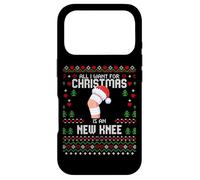 Carcasa para iPhone 17 Pro All I Want For Christmas Is My New Knee Surgery Christmas Sweater