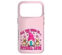 Carcasa para iPhone 17 Pro All You Need Is Pitbull Love Dog Mama GNOME For Pittie Mom