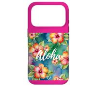 Carcasa para iPhone 17 Pro Aloha Hibiscus Flowers oahu maui Kauai Live pono Luna de Miel
