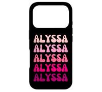 Carcasa para iPhone 17 Pro Alyssa Retro Stack Design