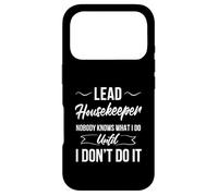 Carcasa para iPhone 17 Pro Ama de Llaves líder Nadie Sabe lo Que Hago Gracioso