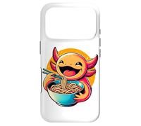 Carcasa para iPhone 17 Pro Amante de los Fideos de Anime Kawaii Axolotl Ramen Feast