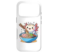 Carcasa para iPhone 17 Pro Amante de los Fideos de Anime Kawaii Axolotl Ramen Feast
