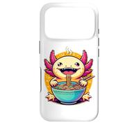Carcasa para iPhone 17 Pro Amante de los Fideos de Anime Kawaii Axolotl Ramen Feast