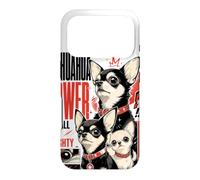 Carcasa para iPhone 17 Pro Amante de los Perros Chihuahua Power, pequeños Pero poderosos