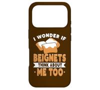 Carcasa para iPhone 17 Pro Amante de Nueva Orleans Me pregunto si Beignets piensan en mí también