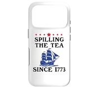 Carcasa para iPhone 17 Pro America Spilling The Tea Since 1773 American History Teacher
