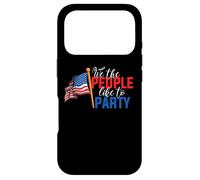 Carcasa para iPhone 17 Pro American Flag 4th of July We The People Like To Party