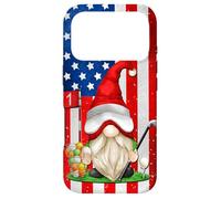 Carcasa para iPhone 17 Pro American Flag Golf GNOME For Women and Men Patriotic Golf