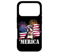 Carcasa para iPhone 17 Pro American Flag Patriotic USA 4th July Merica Bostie Lover