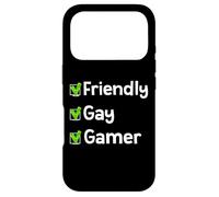 Carcasa para iPhone 17 Pro Amistoso Gay Gamer LGBTQ Identidad Orgullo Inclusión Gay Jugadores