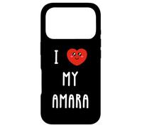 Carcasa para iPhone 17 Pro Amo A Amara Nombre Gracioso