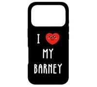 Carcasa para iPhone 17 Pro Amo A Barney Nombre Gracioso