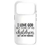 Carcasa para iPhone 17 Pro Amo a Dios, Pero Algunos de Sus Hijos se Ponen de mis Nervios