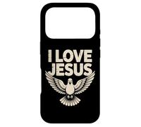 Carcasa para iPhone 17 Pro Amo a Jesús Paloma de fe Espiritual