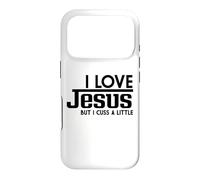 Carcasa para iPhone 17 Pro Amo a Jesús, Pero a Veces me callo un Poco