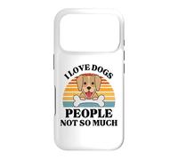 Carcasa para iPhone 17 Pro Amo a los Perros y la Gente no Tanto - Funny Dog Lover