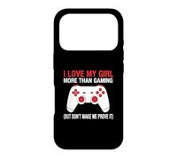 Carcasa para iPhone 17 Pro Amo a mi Chica más Que Jugar Pero no me Hagas demostrarlo