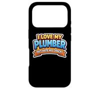 Carcasa para iPhone 17 Pro Amo a mi Fontanero Pero Odio a su Esposa Crack Novia cónyuge