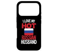 Carcasa para iPhone 17 Pro Amo a mi Marido Ruso Caliente Relación Divertida con Rusia