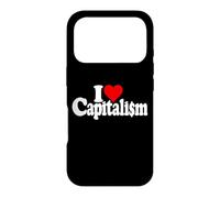 Carcasa para iPhone 17 Pro Amo EL CAPITALISMO del CORAZÓN CAPITALISTAS MERCADOS Libres