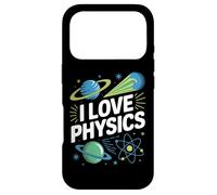 Carcasa para iPhone 17 Pro Amo la Física Universo Átomos Planetas