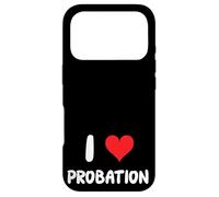 Carcasa para iPhone 17 Pro Amo la Libertad condicional - Ley de violación de condenados de la cárcel del Oficial del corazón