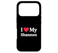 Carcasa para iPhone 17 Pro Amo mi corazón Shannon Shannon Love Shannon