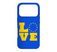 Carcasa para iPhone 17 Pro Amor Bandera UE Europa Unión Europea Anti Brexit