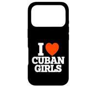 Carcasa para iPhone 17 Pro Amor Cubano Chicas Divertido Corazón Cuba Amante