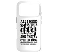 Carcasa para iPhone 17 Pro Amor de perrosTodo lo Que Necesito es Este Perro y Ese Otro Amante de los Perros