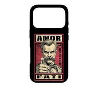 Carcasa para iPhone 17 Pro Amor Fati Nietzsche Filosofía Divertida Propaganda Fate Quote