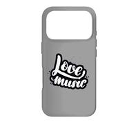 Carcasa para iPhone 17 Pro Amor Música Guión Elegante
