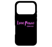 Carcasa para iPhone 17 Pro Amor Paz Salmo Salvación Escritura Versículo bíblico Pacífico