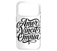 Carcasa para iPhone 17 Pro Amor Vincit Omnia El Amor Conquista Todo el día de San Valentín