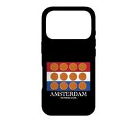 Carcasa para iPhone 17 Pro Amsterdam Netherlands Stroopwafel Foodie Vintage Souvenir