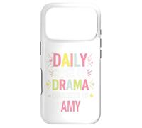 Carcasa para iPhone 17 Pro Amy Personalized Name Funny Cute Custom Amy Name