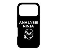 Carcasa para iPhone 17 Pro Análisis Ninja Funny Data Analista financiero Comercial Broma